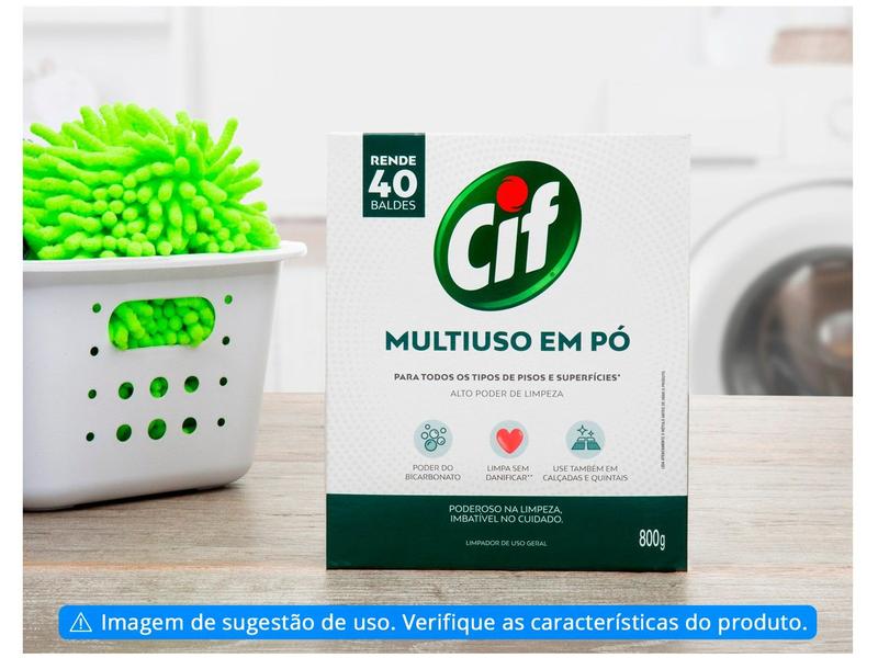 Limpador Multiuso em Pó Cif 800g - Limpador Multiuso - Magazine Luiza
